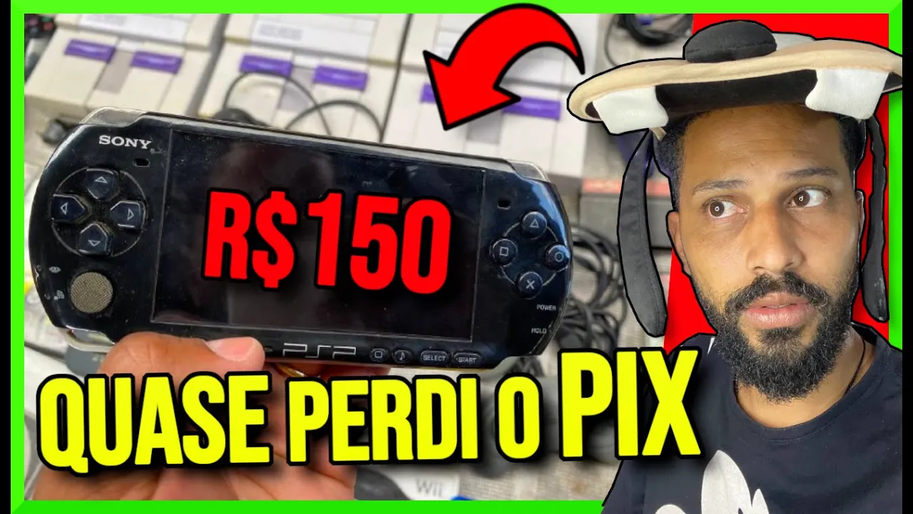SONY PSP SUPER NINTENDO E BARATO? NA FEIRA DO ROUBO CAÇADA GAMER