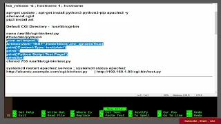 How To Setup Apache To Run Python CGI Scripts On Ubuntu 20 04 LTS