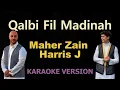 Download Lagu Maher Zain \u0026 Harris J - Qalbi Fil Madinah (Karaoke Version) | with Lyrics🎤