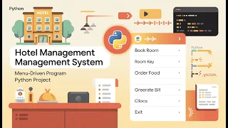 Menu-Driven Hotel Management System Using Python Mini Project Using Python