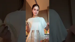 شيرين بيوتي عم تعمل كوكتيل صحي  اكسبلور  شيرين بيوتي دندنها