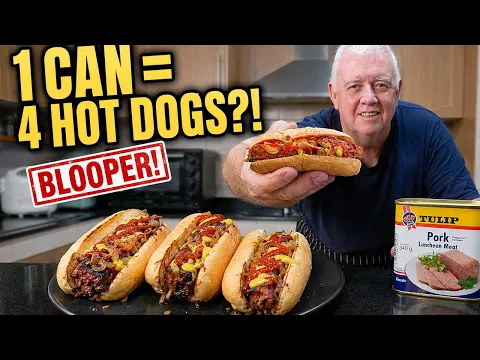 1 can = 4 hot dogs blooper?!