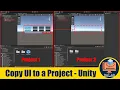 Copy UI Objects from One Project Editor to Another in Unity
