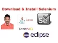 Download and Install Selenium Selenium WebDriver Environment Setup G C Reddy