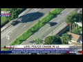 POLICE CHASE Slow-Speed Pursuit Suspect Drives in REVERSE in Hour-Long LAPD Standoff FNN