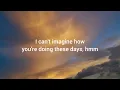 i'm sorry - Joshua Bassett (Lyrics)