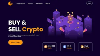 How To Make Cryptocurrency Website In HTML CSS JS Add Cryptocurrency Price On Website