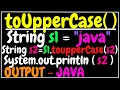 toUpperCase method in string java ICSE X class 10 Semester 2 computer applications