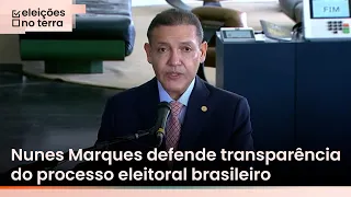 Nunes Marques defende confiabilidade da urna eletrônica e transparência do processo eleitoral