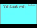 Yah bauk wah lyrics(Kluen Cheewit OST)