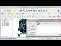 The open attribute table button in QGIS