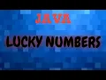 LUCKY NUMBERS IN JAVA Binod Java programming Hindi Indo computers