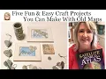Five Fun Easy Craft Projects You Can Make With Old Maps Magnolia Design Co