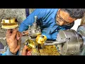 Amazing Technique With a thread drill on a lathe machine it is difficult to make worms