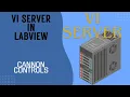 Using VI Server to Control LabVIEW