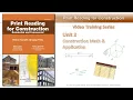 Print Reading for Construction Unit 2 - Construction Math Application
