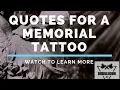 Quotes For A Memorial Tattoo Using Cremation Ashes in Tattoo Ink For a Memorial Tattoo