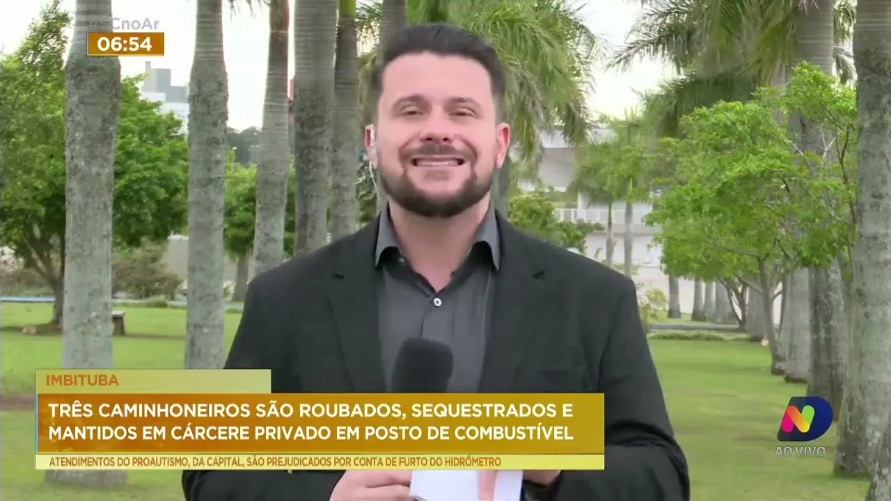 Três caminhoneiros são roubados, sequestrados, e mantidos em cárcere privado em Imbituba