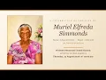Thanksgiving Service for Muriel Elfreda Simmonds