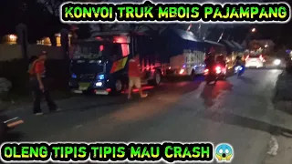 Download Konvoi parah truk pajampangan oleng tipis mau crash😱 viral 2020|| versi dj imut imut aisyah|| MP3