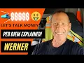 How does PER DIEM PAY work WERNER TRUCKING OTR Truck Driver Explains Let s Talk MONEY