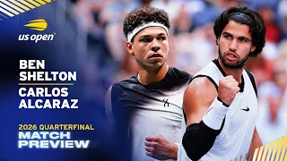 Ben Shelton vs. Carlos Alcaraz Match Preview | 2026 US Open Quarterfinal