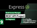 Build Rest Api Project With Express MongoDB CRUD API Node js Tutorial for Beginners