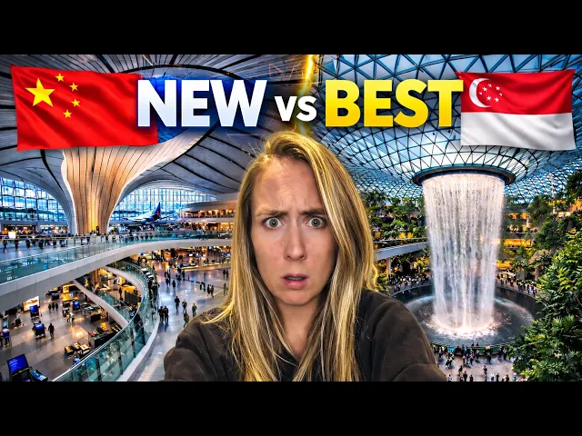 China's $8 Billion Mega Airport vs Singapore's Best: Which China Built a $8 Billion Airport… Then I Visited the World’s Best 🇨🇳🇸🇬