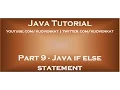 Java if else statement
