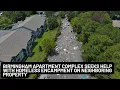 Birmingham apartment complex concerned over homeless encampment