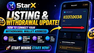 StarX Network Listing Wit rawal Update How to Connect Your Wallet Start Mining STRX