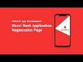 Blood Bank Application In Android Registration Page