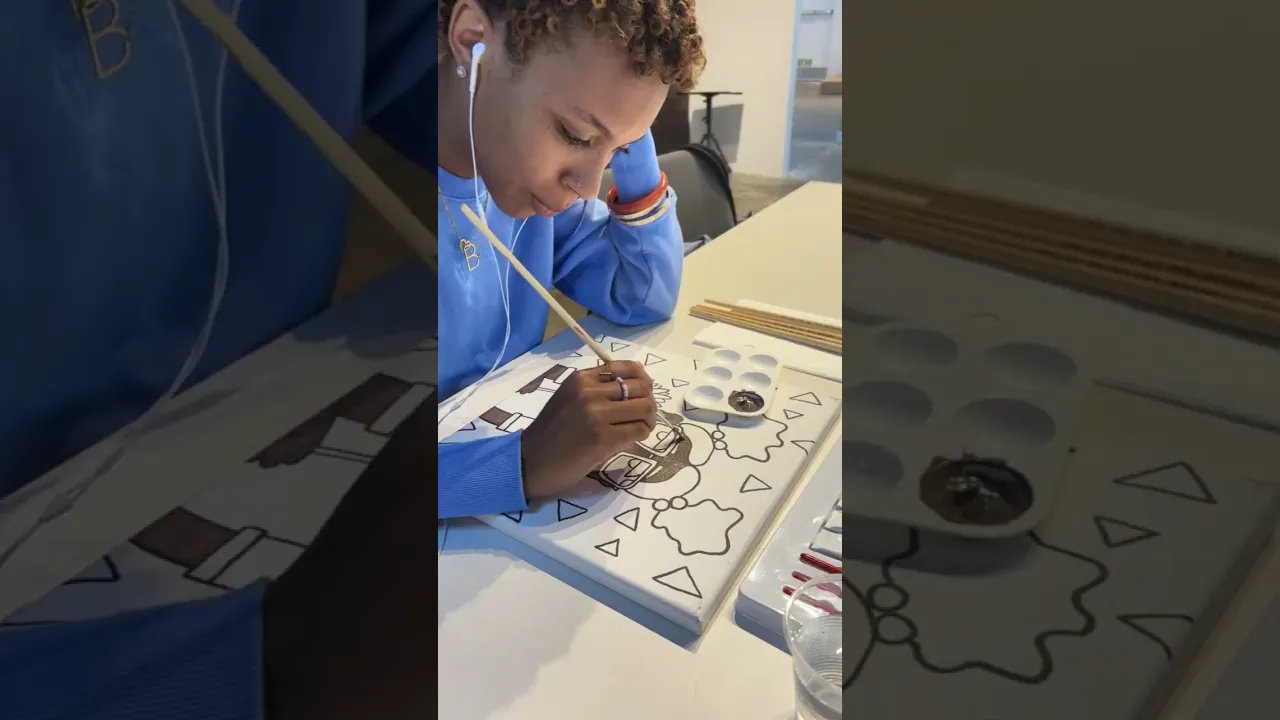 Ke Kontan Paint Kit Black art painting