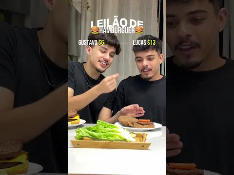 Leilão de hambúrguer