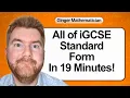 All of iGCSE Standard Form In 20 Minutes