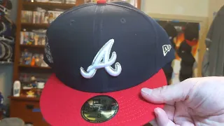 Atlanta braves 2021 gold program world series hat unboxing 5-18-22
