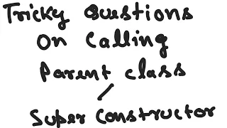 Tricky questions on Constructor Keyword