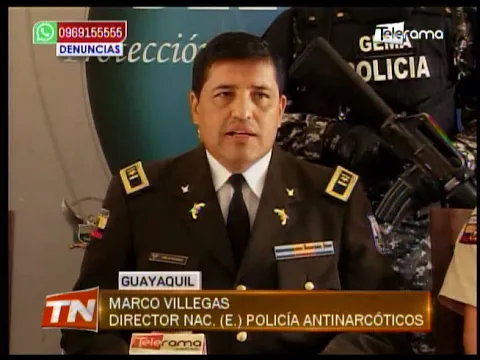 Incautan más de una tonelada de droga