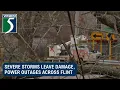 Severe storms leave damage power outages across Flint