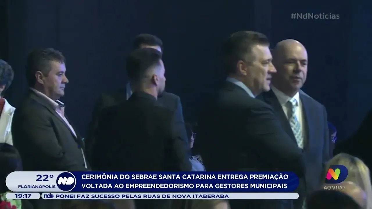 Sebrae de Santa Catarina realiza premiação para prefeitos empreendedores