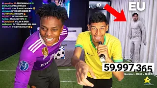 Invadi a Live do Maior Streamer do Mundo