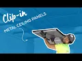 Easy Clip-in Metal Ceiling Panels