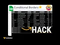 Secret Tip Conditional Formatting Borders Google Sheets Solution Free Template