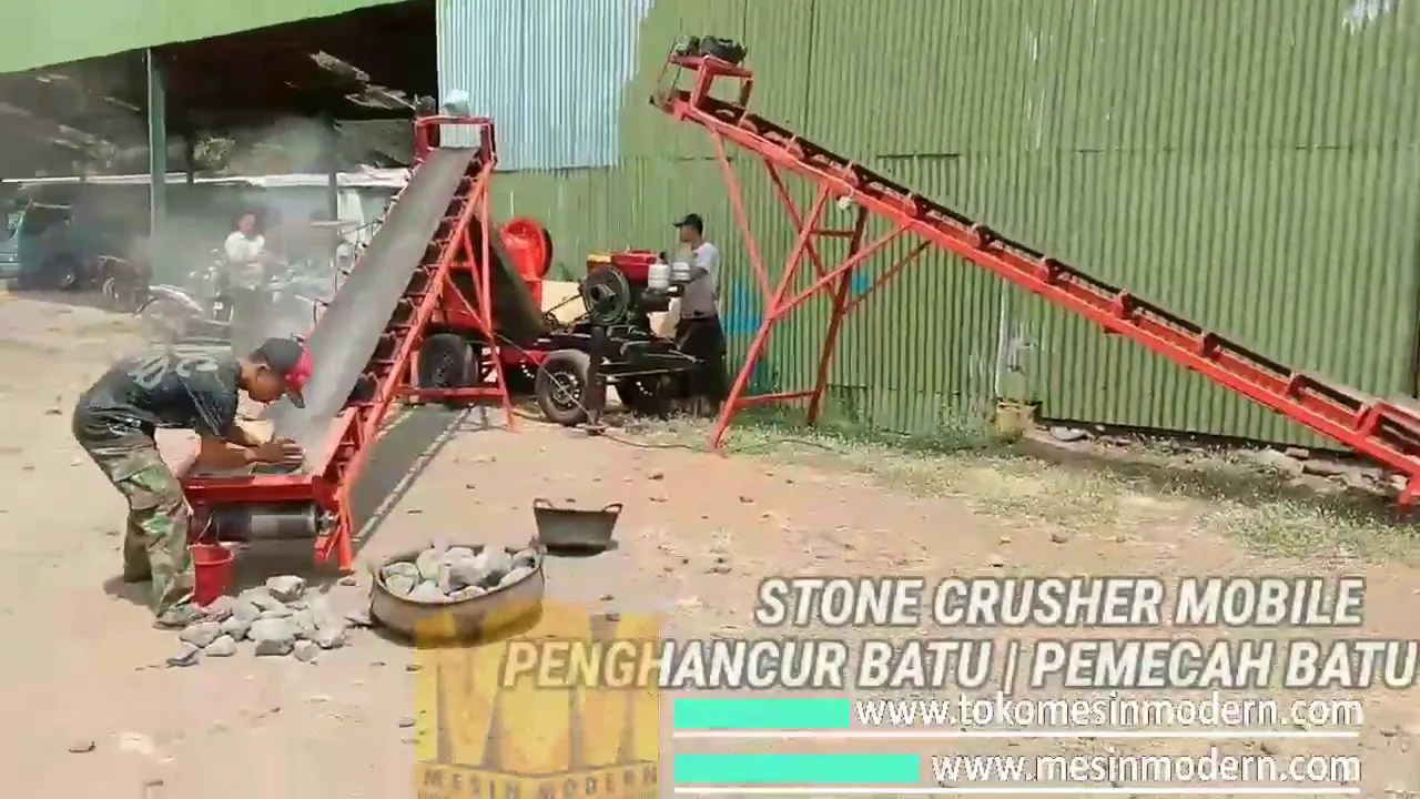 STONE CRUSHER / alat PEMECAH BATU KAPASITAS TERBESAR 200 - 250 TON/JAM