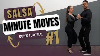 Salsa Minute Moves - Salsa Basic Step With Partner - Demetrio & Nicole - Salsa by BDA