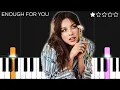 Download Lagu Olivia Rodrigo - enough for you | EASY Piano Tutorial