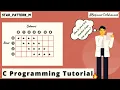 Star Pattern Program 19 in C Language in Hindi Rhombus shape Star Pattern C Programming