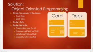 Java Classes - CSC 142 Building Java Programs Chapter 8 Lecture
