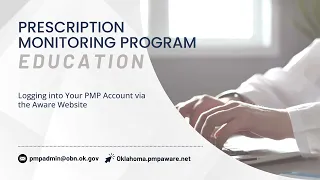 How To Log in to the Prescription Monitoring Program PMP via the Aware Website