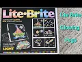 Lite Brite Glowing Pegs Game - How To Assemble and Play